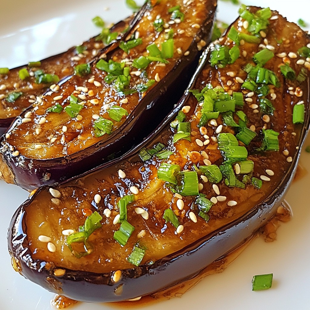 Miso Glazed Eggplant Rich and Flavorful Delight