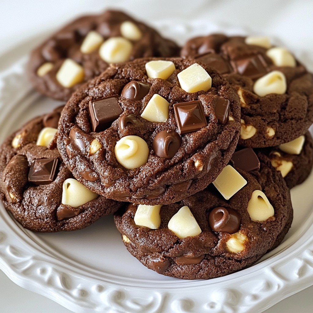 Triple Chocolate Fudge Cookies Irresistible Dessert Recipe