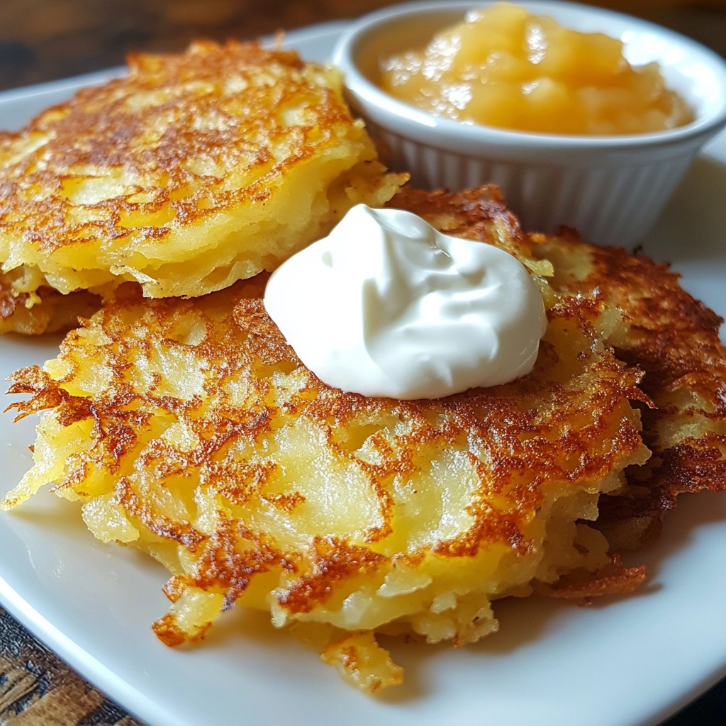 Classic Potato Pancakes Crispy and Delicious Recipe