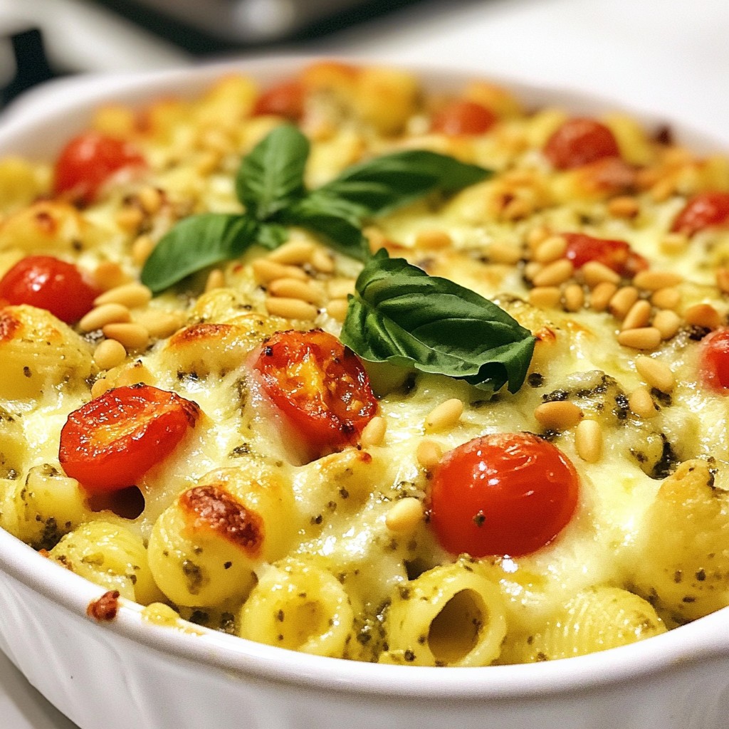 Creamy Pesto Pasta Bake Flavorful and Easy Recipe
