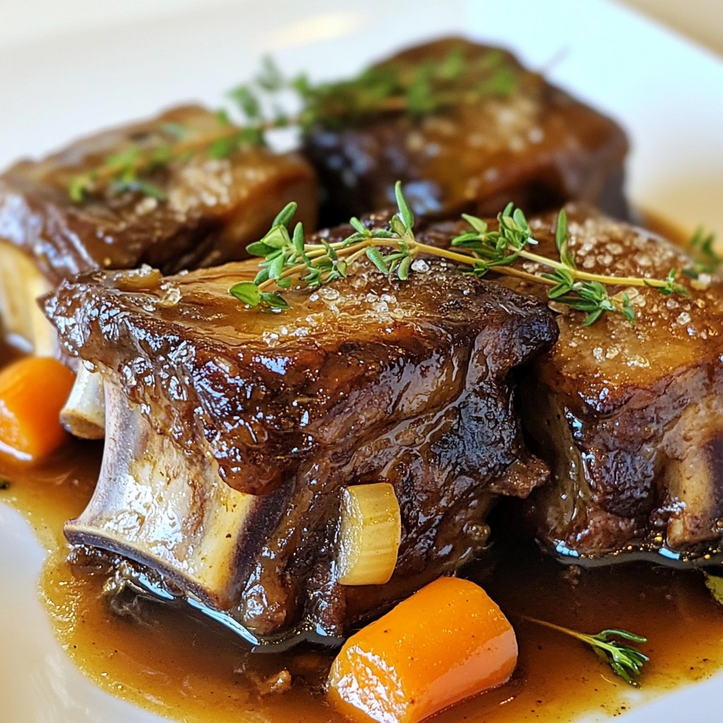 Apple Cider Braised Short Ribs Savory Flavor Delight