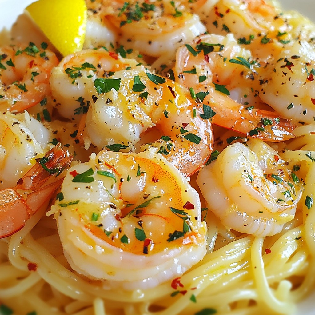 Minute Garlic Shrimp Scampi Quick and Flavorful Meal