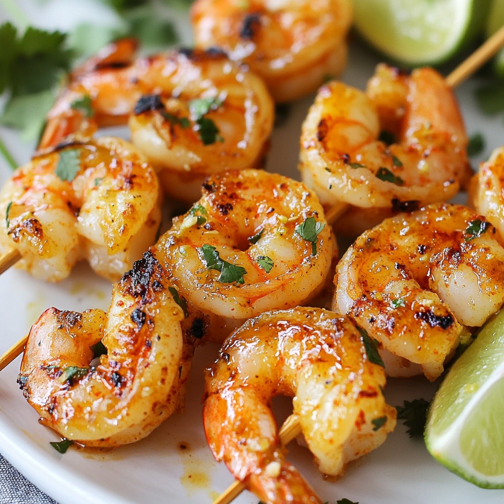 Chili Lime Grilled Shrimp Skewers Flavorful Delight