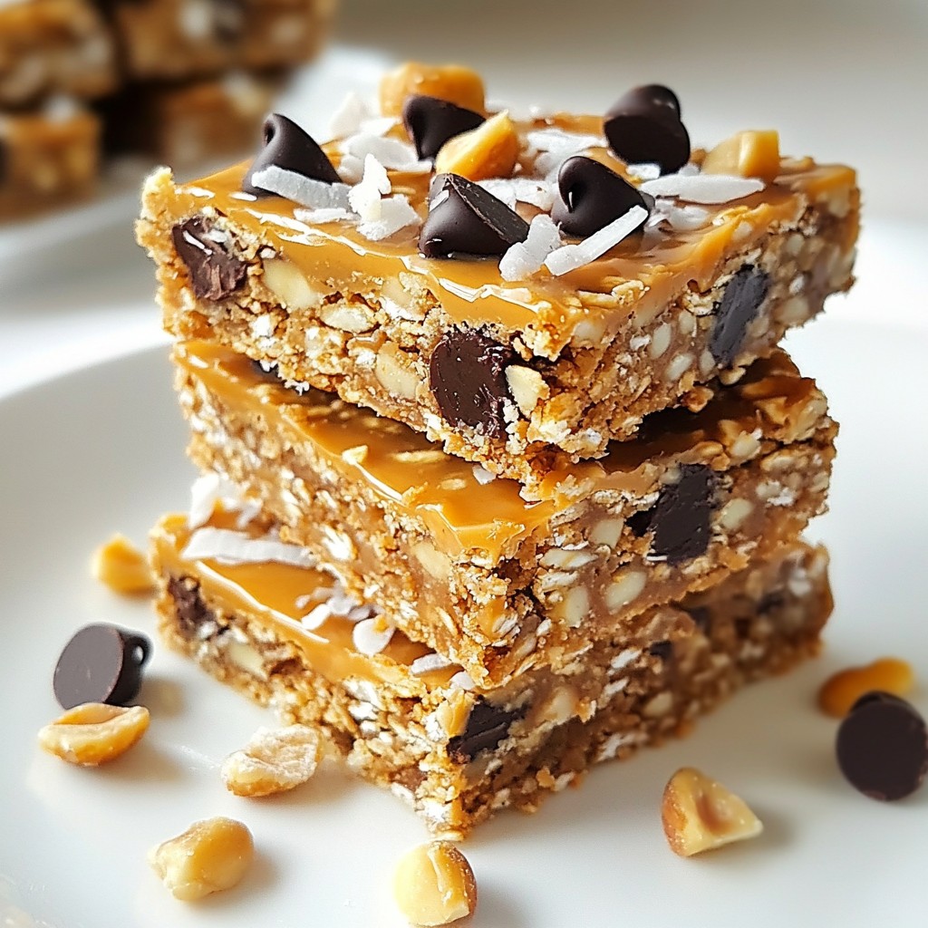 No-Bake Peanut Butter Oat Bars Simple and Tasty Treat