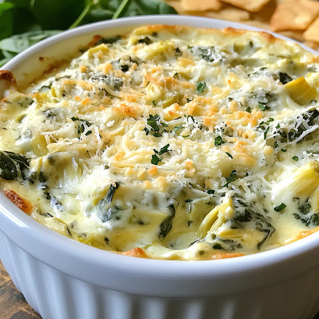 Creamy Spinach Artichoke Dip Easy and Tasty Recipe