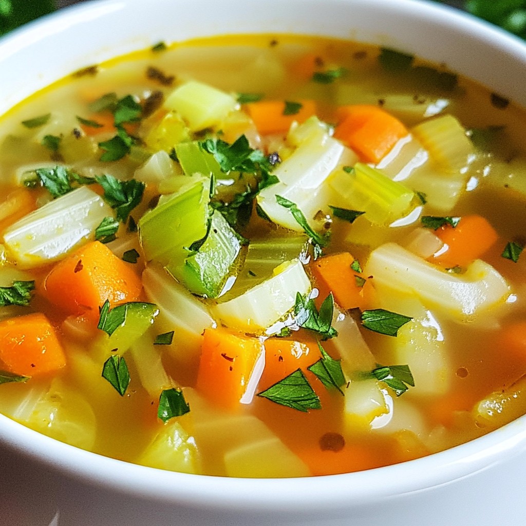 Cabbage Fat Burning Soup Simple and Healthy Recipe