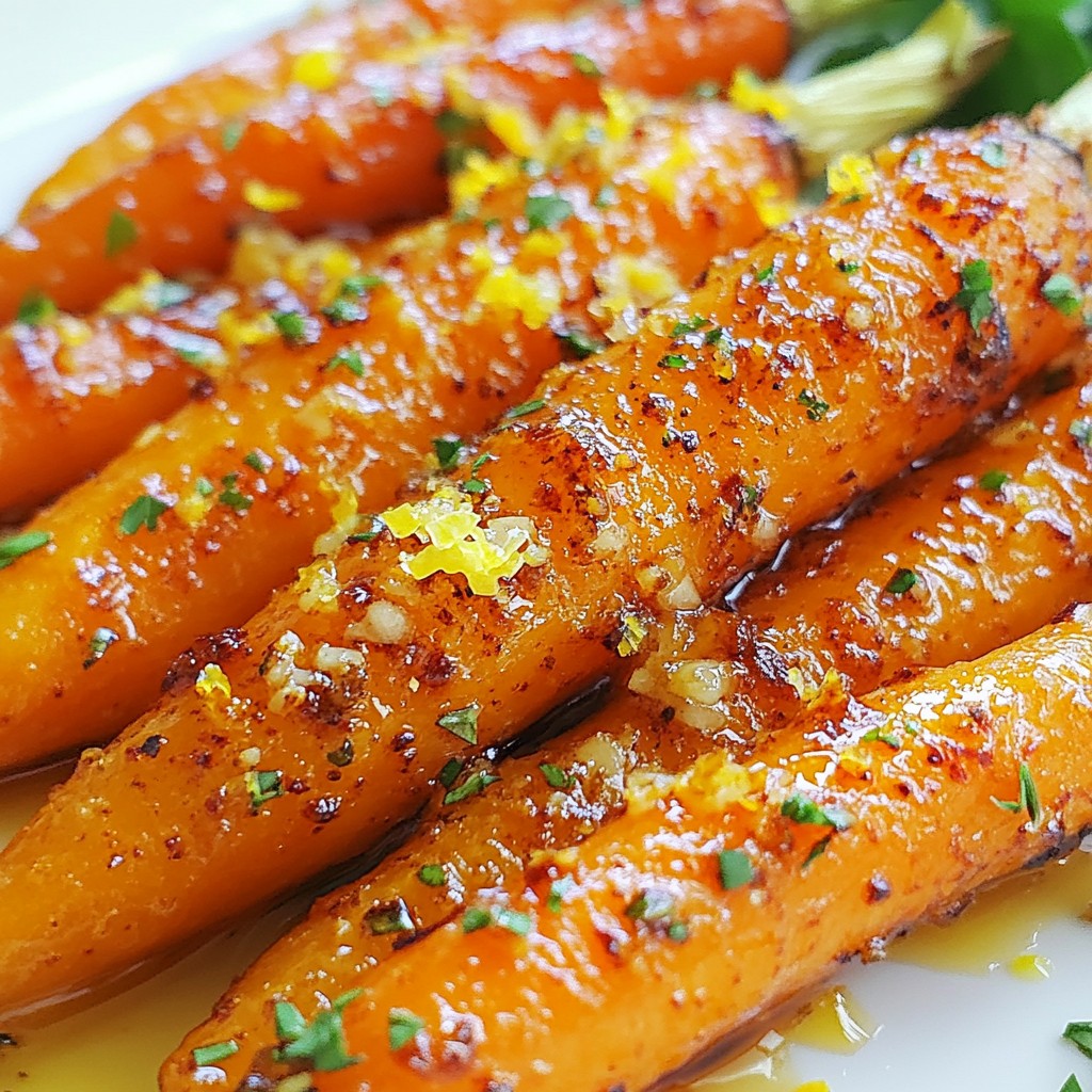 Honey Garlic Roasted Carrots Flavorful and Easy Recipe