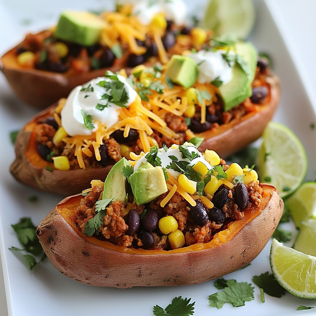 Taco Stuffed Sweet Potatoes Flavorful and Simple Dish