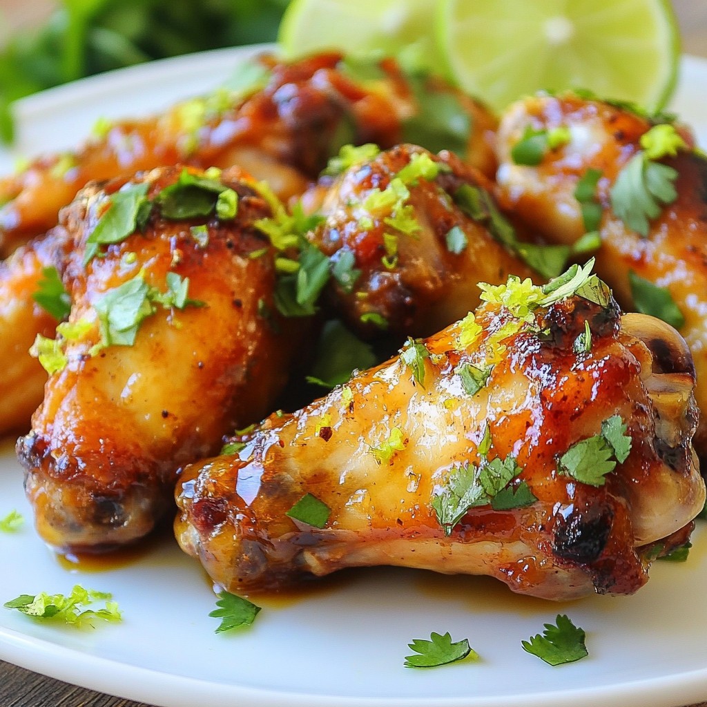 Spicy Honey Lime Chicken Wings Exciting Flavor Boost