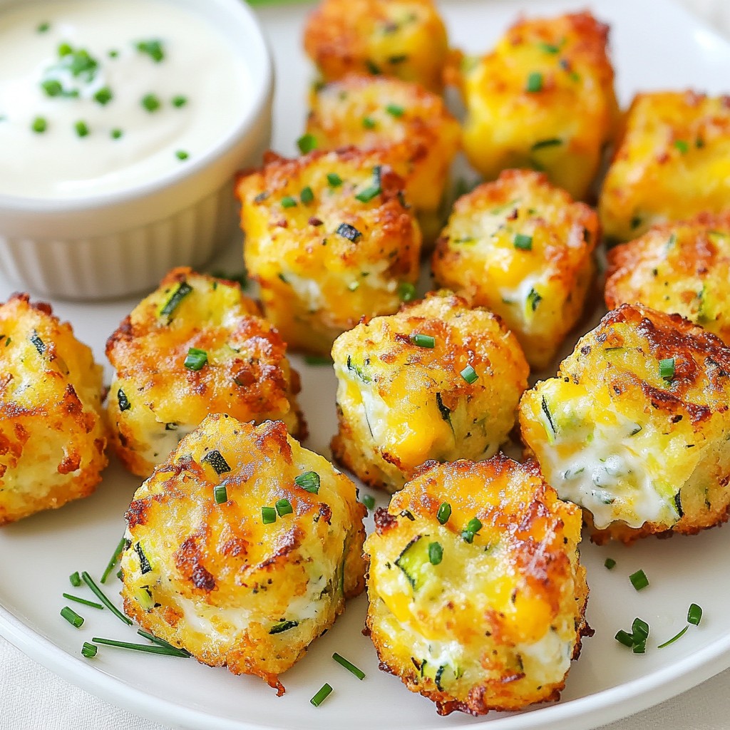 Cottage Cheese Tots Crispy and Simple Snack Delight