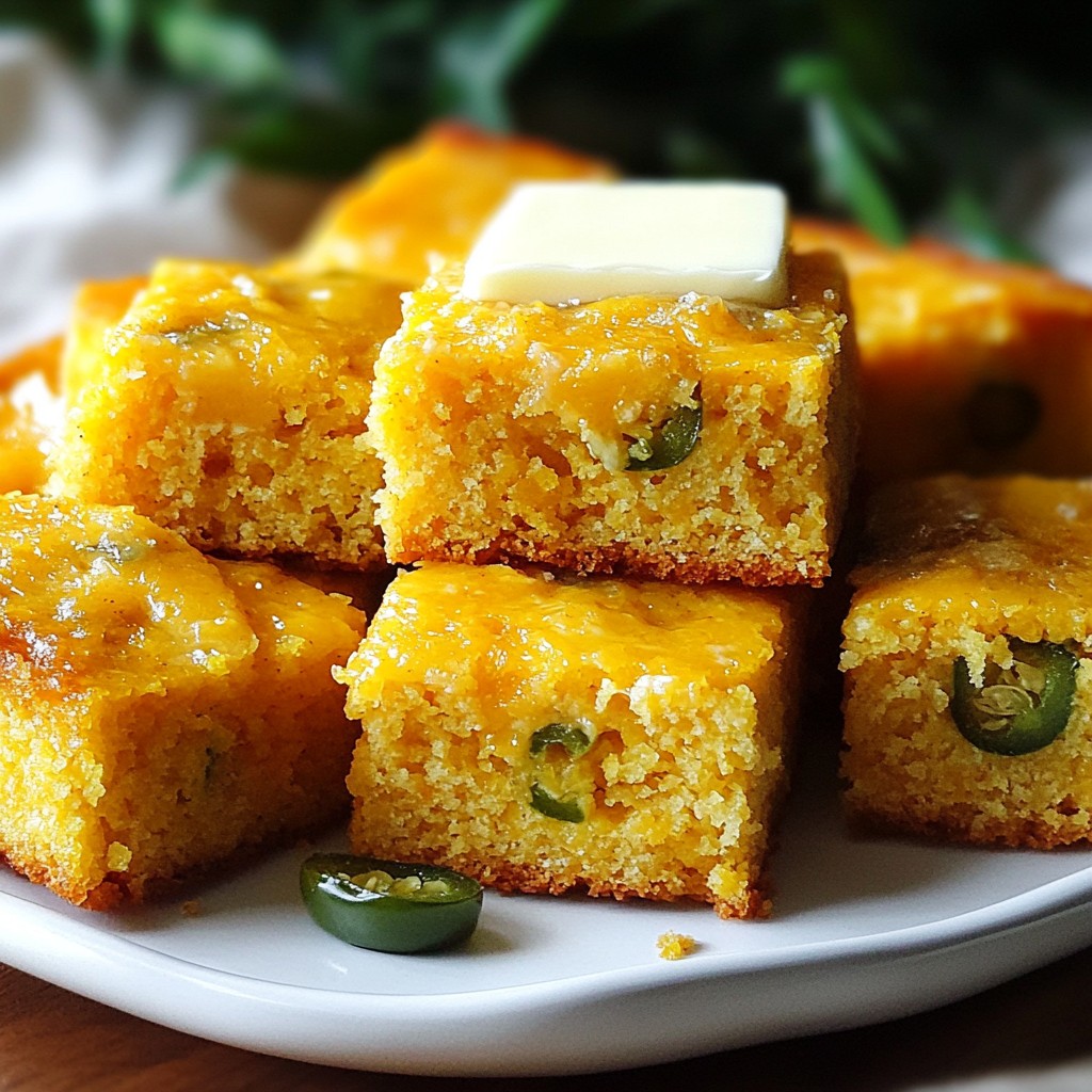 Jalapeño Cheddar Cornbread Tasty and Simple Recipe