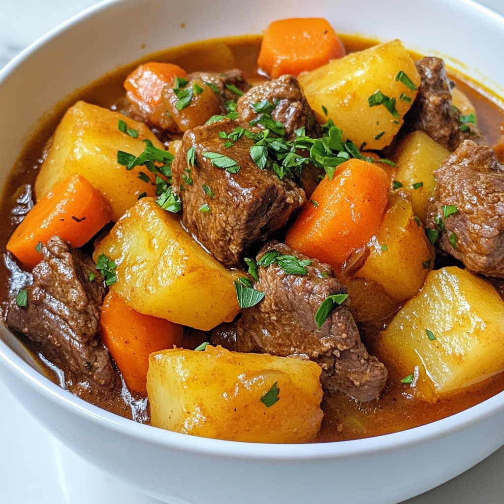 Instant Pot Beef Stew Hearty and Flavorful Meal