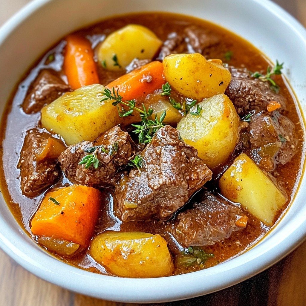 Instant Pot Beef Stew Quick and Hearty Meal