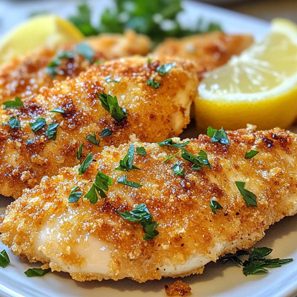 Air Fryer Parmesan Crusted Chicken Tasty and Simple