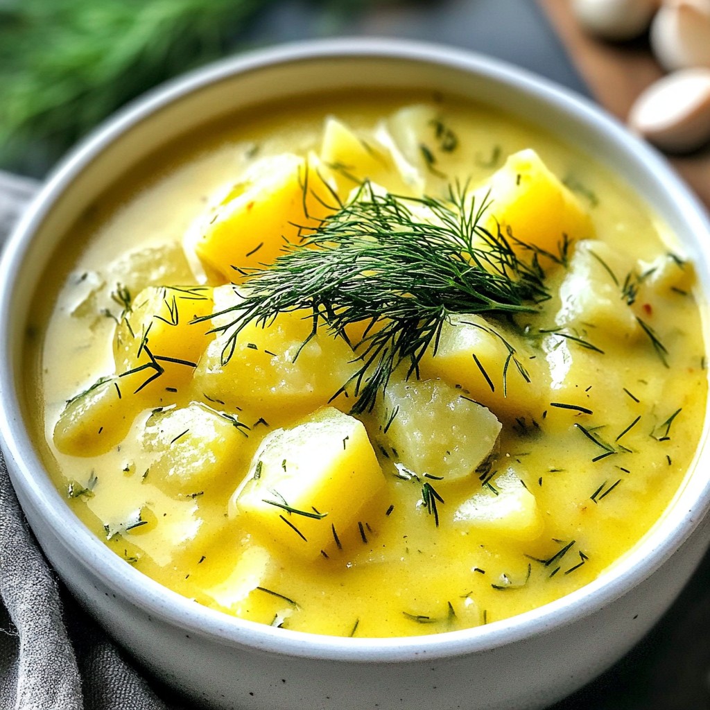Polish Dill Potato Soup Creamy and Flavorful Recipe