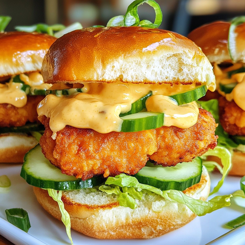 Bang Bang Chicken Sliders Easy and Flavorful Treat