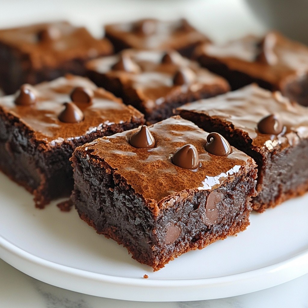 Crackly Top Sourdough Brownies Irresistible Delight