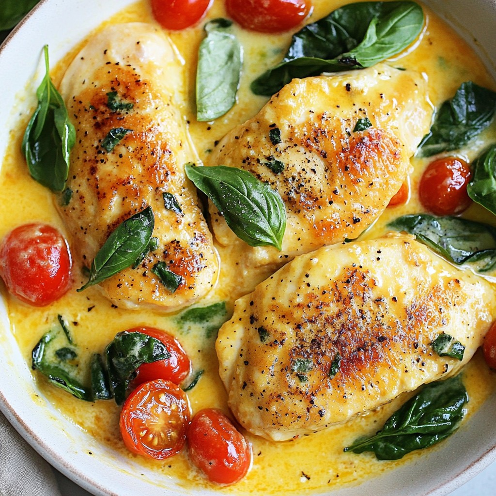 Creamy Tuscan Chicken Skillet Delicious and Easy Meal