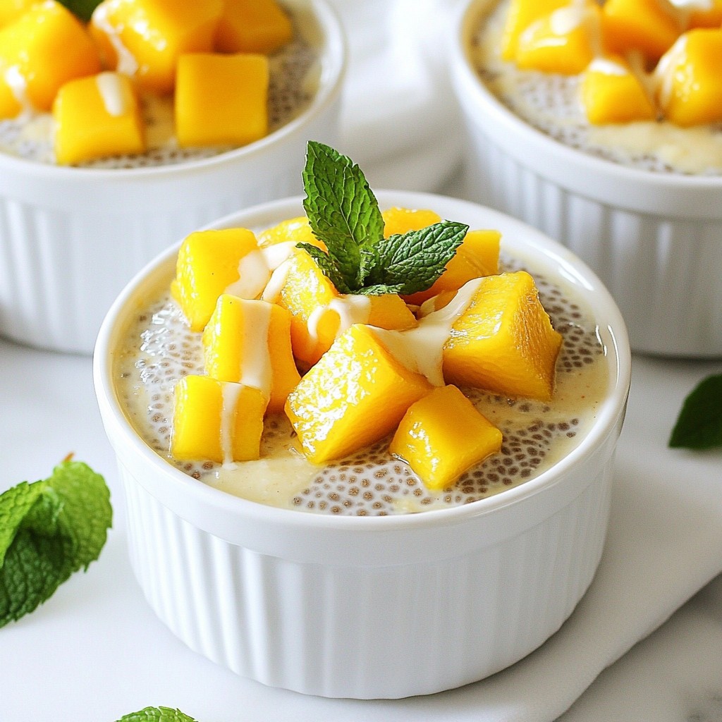 Mango Coconut Chia Pudding Nourishing and Simple Recipe