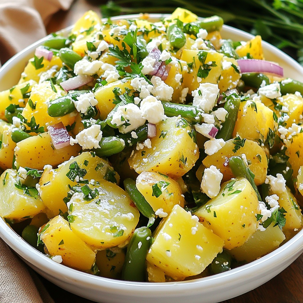 Green Bean Potato Salad Refreshing and Flavorful Dish