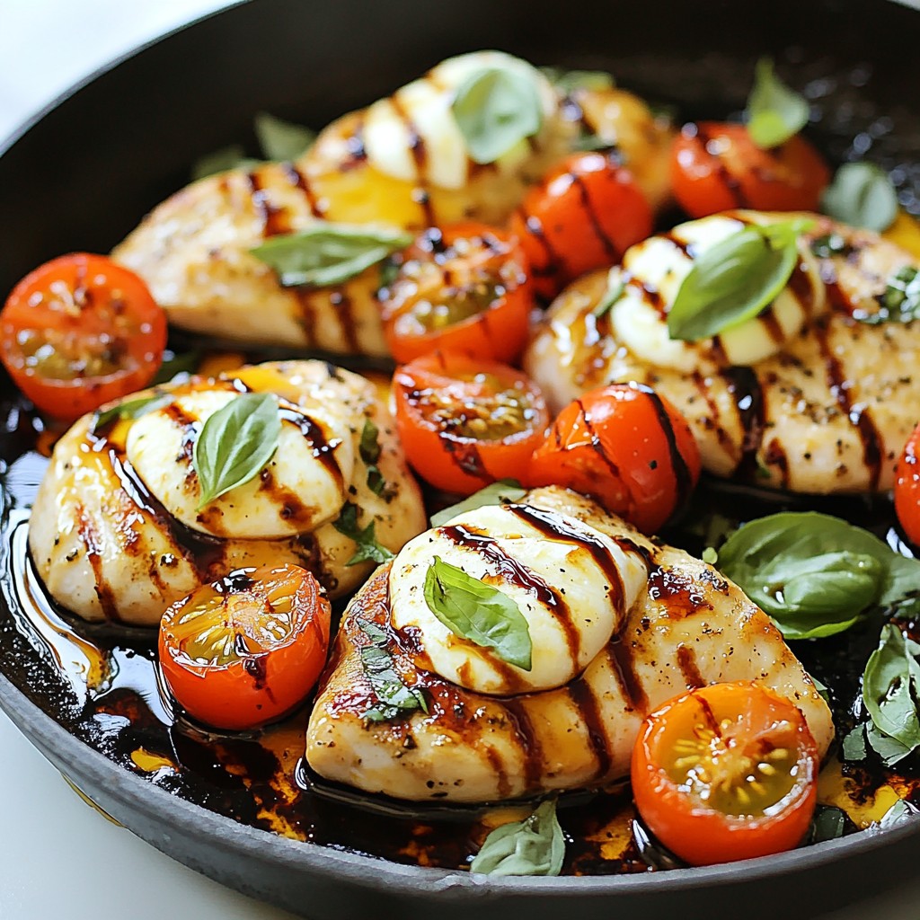 Caprese Chicken Skillet Flavorful and Easy Meal