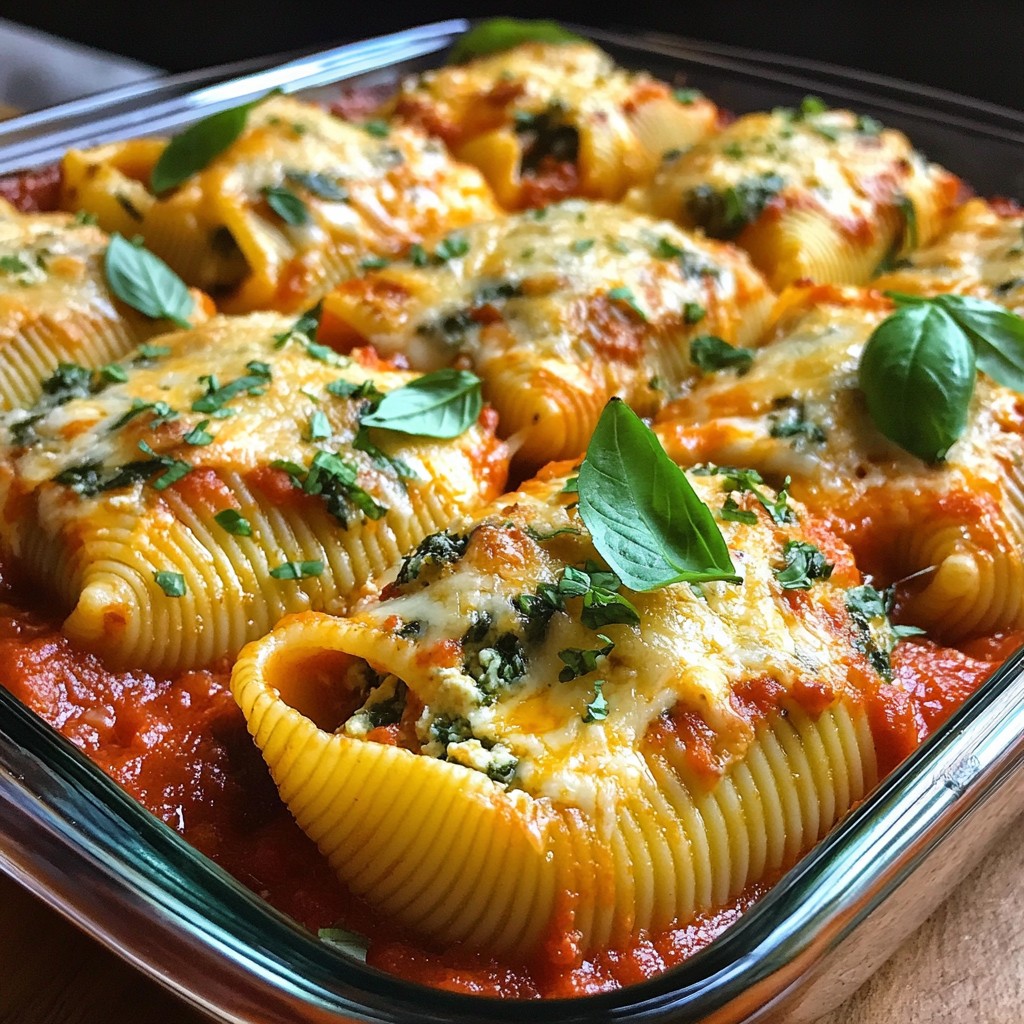 Three Cheese Stuffed Shells Simple and Tasty Recipe