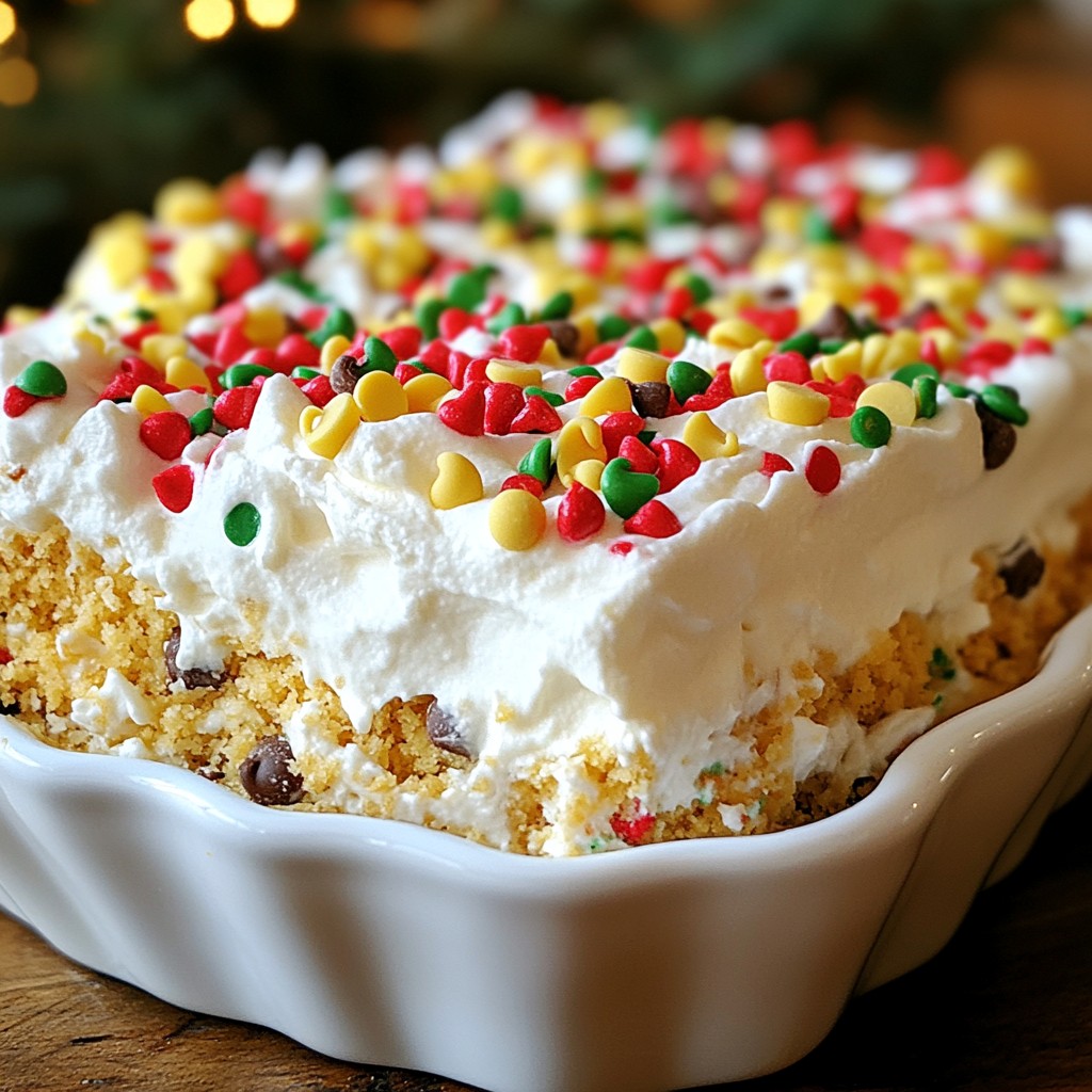 No-Bake Christmas Cookie Lush Delightful Dessert Treat