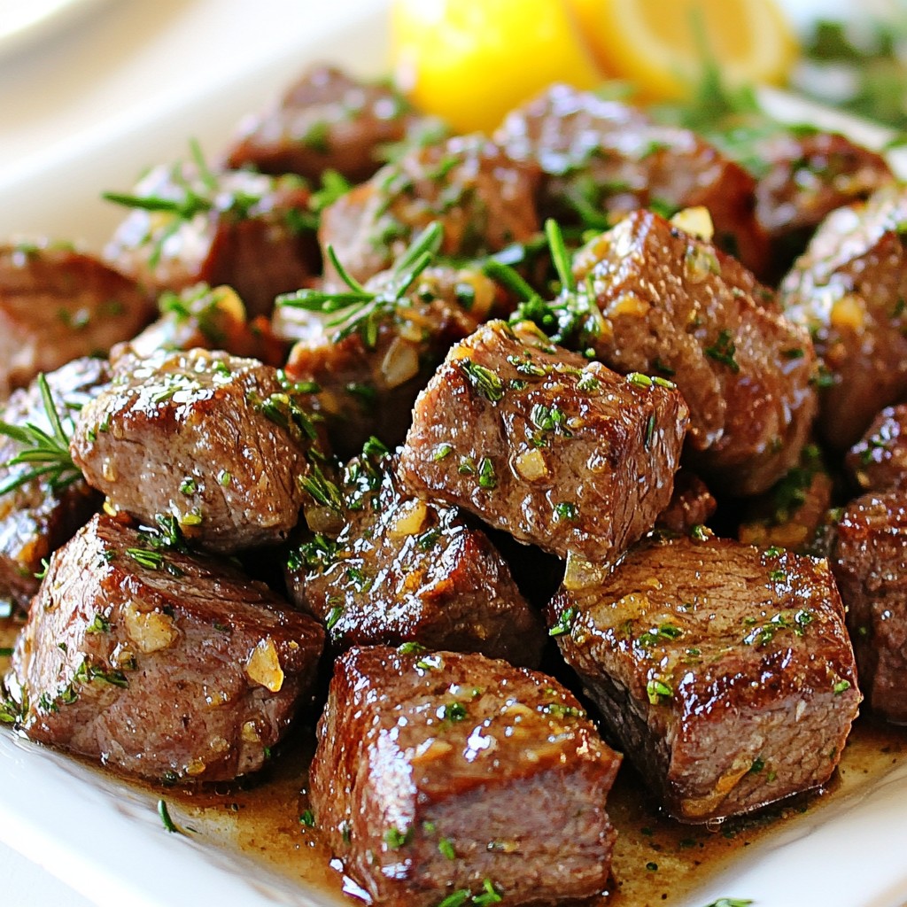 Garlic Butter Steak Bites Juicy and Flavorful Treat