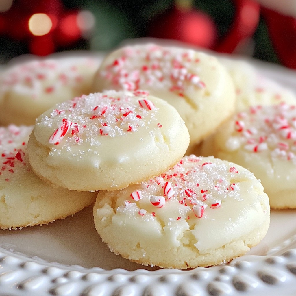Peppermint Meltaway Cookies Simple and Sweet Treat