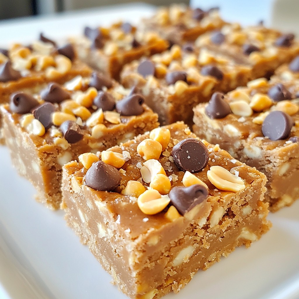 No-Bake Peanut Butter Bars Quick and Easy Recipe