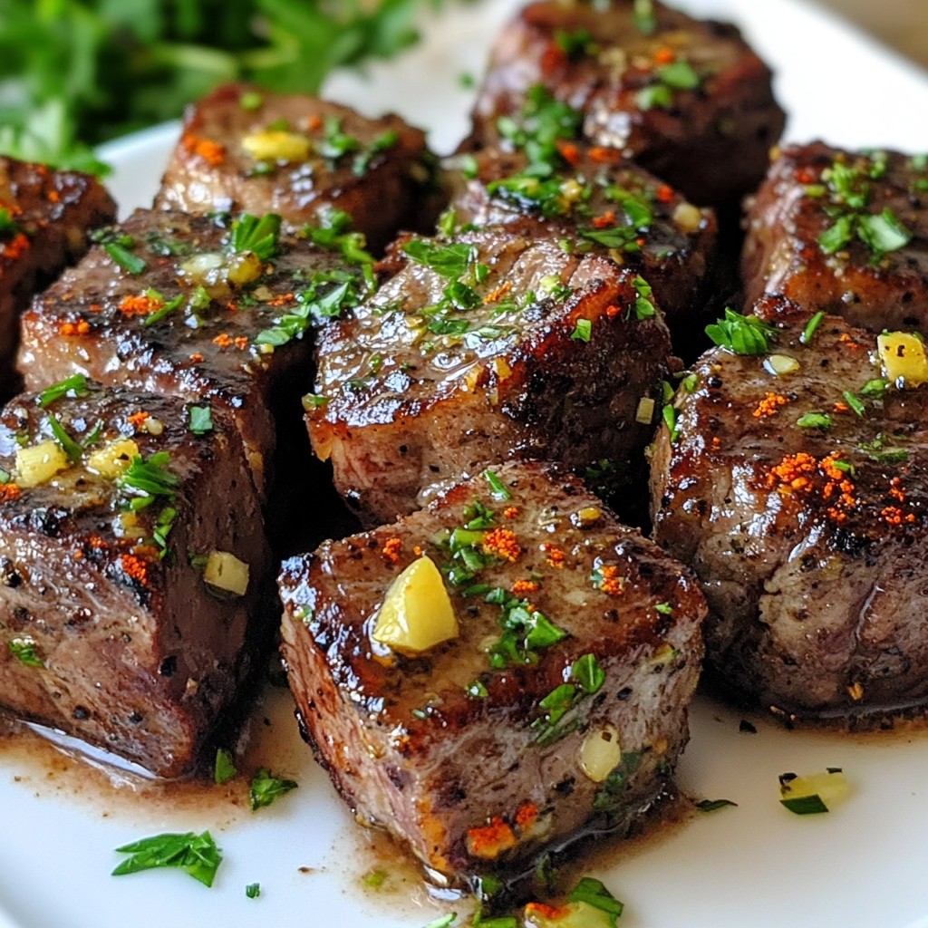 Garlic Butter Steak Bites Juicy and Flavorful Meal