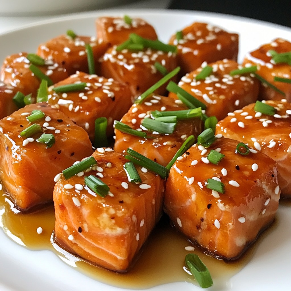 Maple Glazed Salmon Bites Flavorful and Easy Recipe