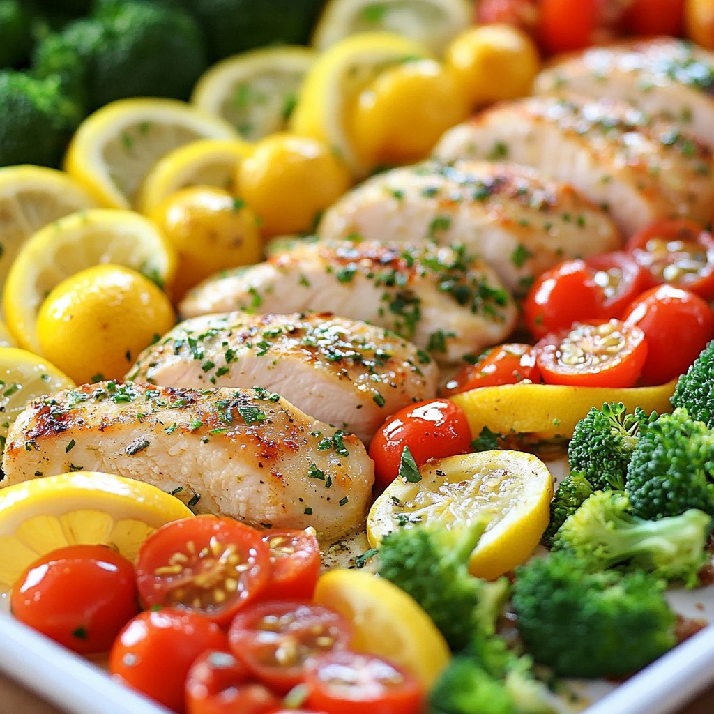 Sheet Pan Lemon Herb Chicken and Veggies Delight