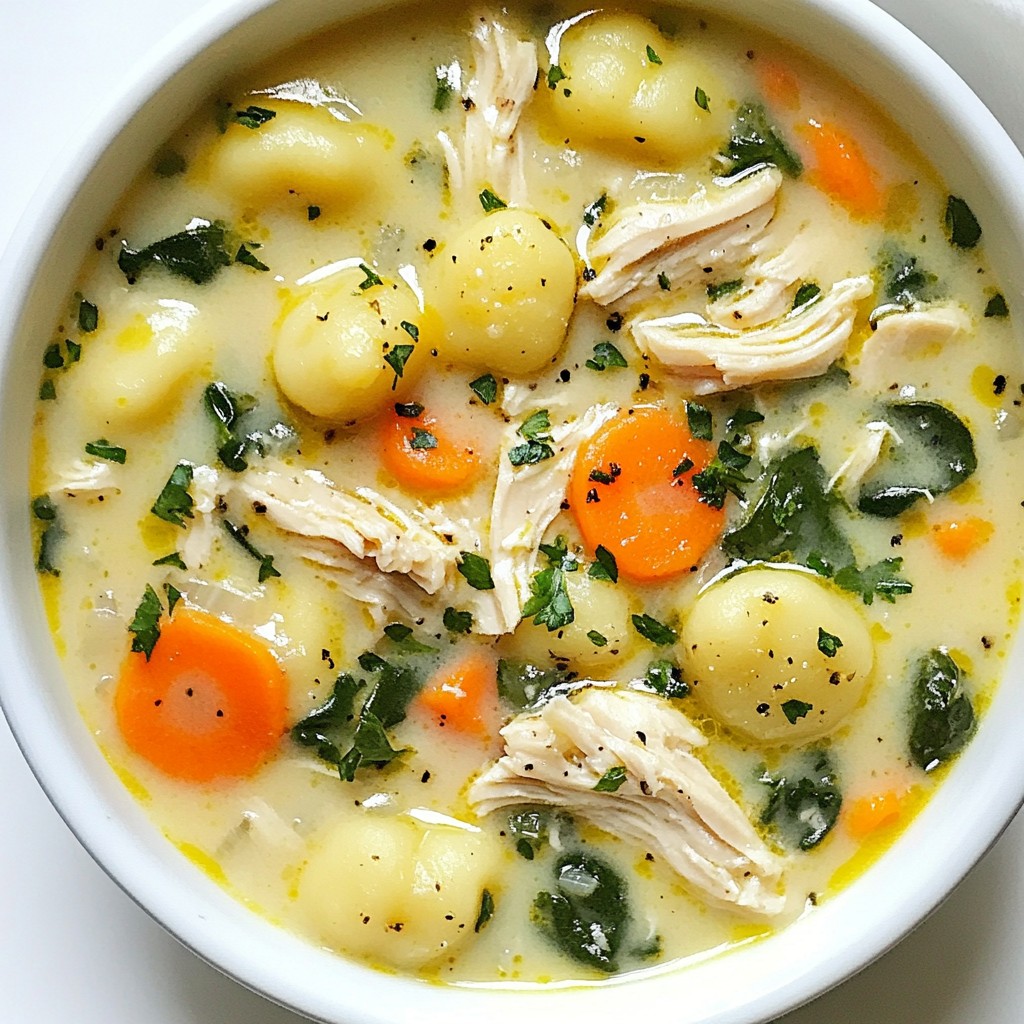 Instant Pot Chicken Gnocchi Soup Quick and Easy Recipe