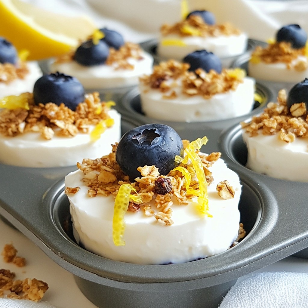 Lemon Blueberry Cottage Cheese Bites Delightful Snack