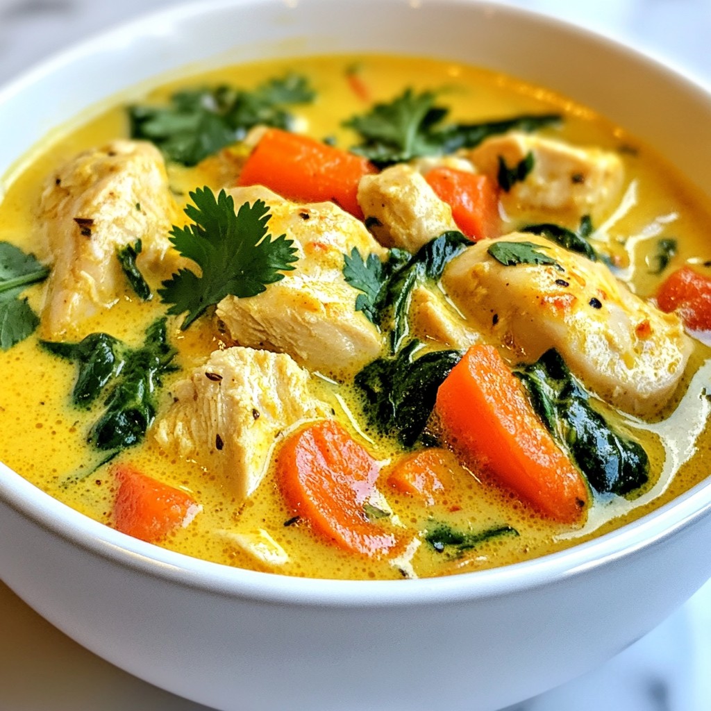 Cozy Chicken Curry Soup Flavorful and Warm Delight