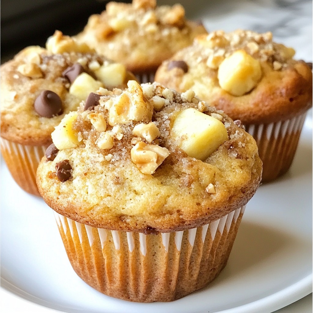 Chocolate Chip Banana Bread Muffins Easy and Tasty Treat