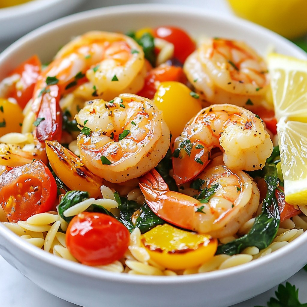 One Pan Cajun Shrimp Orzo Flavorful and Easy Meal
