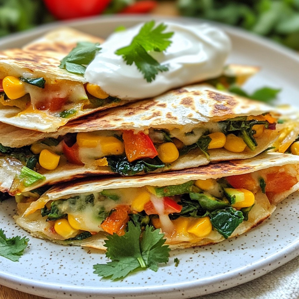 Loaded Veggie Quesadillas Tasty and Quick Recipe