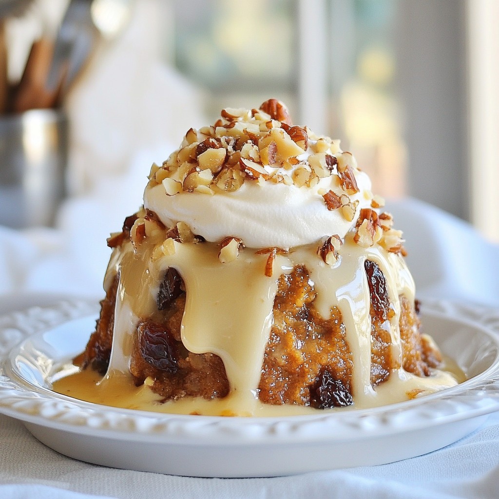 Traditional Figgy Pudding Festive and Flavorful Delight