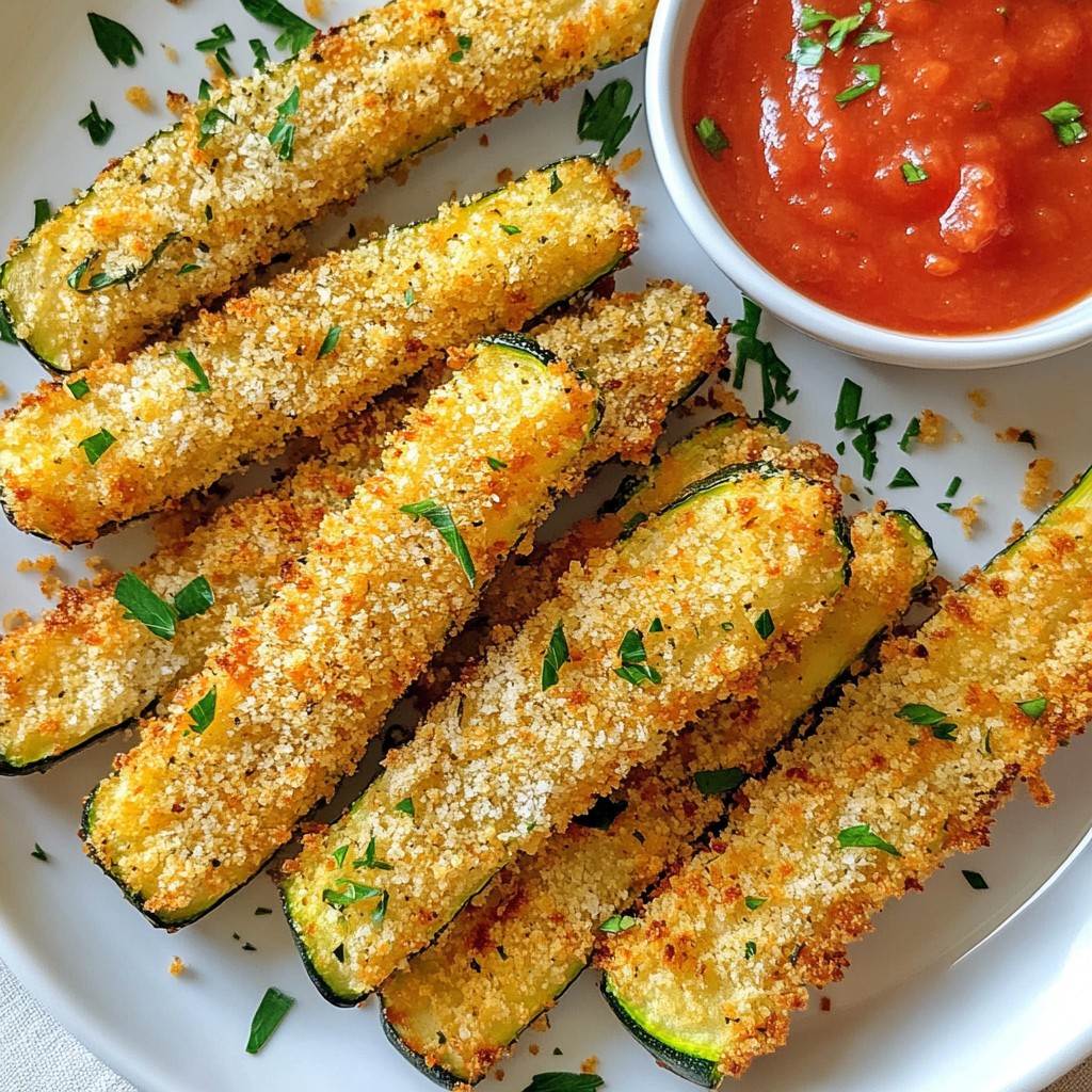 Air Fryer Parmesan Zucchini Fries Crispy Delight