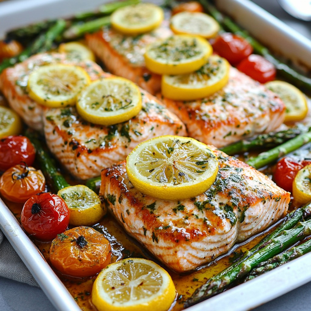 Sheet Pan Lemon Herb Salmon Flavorful and Easy Meal