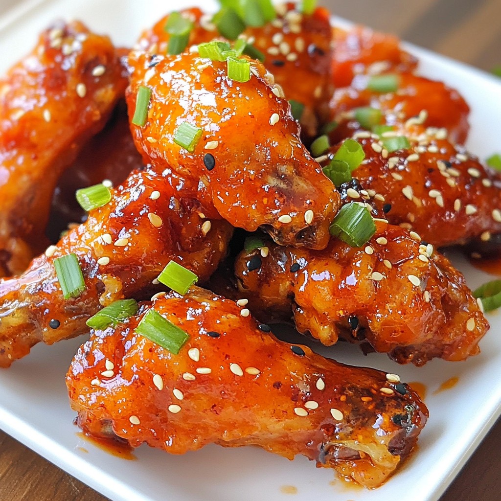 Spicy Sriracha Honey Chicken Wings Tasty Game-Day Treat