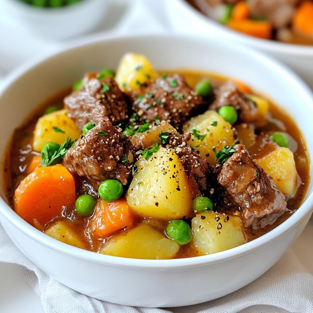 Instant Pot Beef Stew Hearty and Flavorful Meal