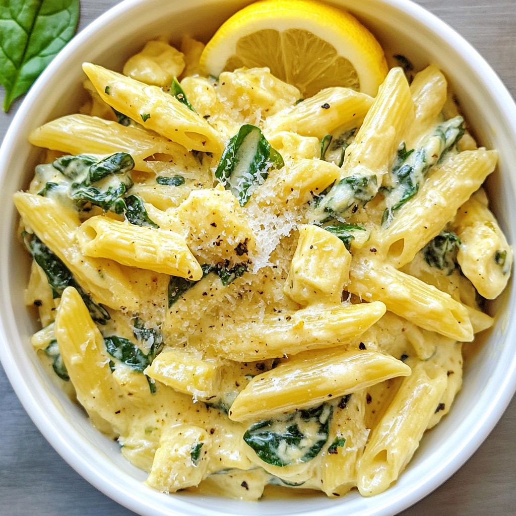 One-Pot Spinach Artichoke Pasta Simple and Tasty Meal