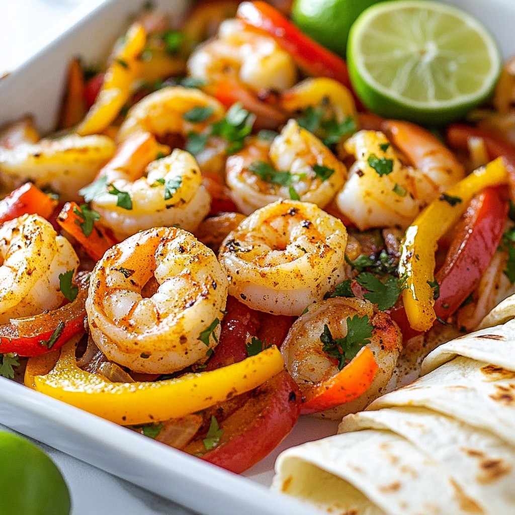 Sheet Pan Shrimp Fajitas Tasty and Easy Dinner Idea