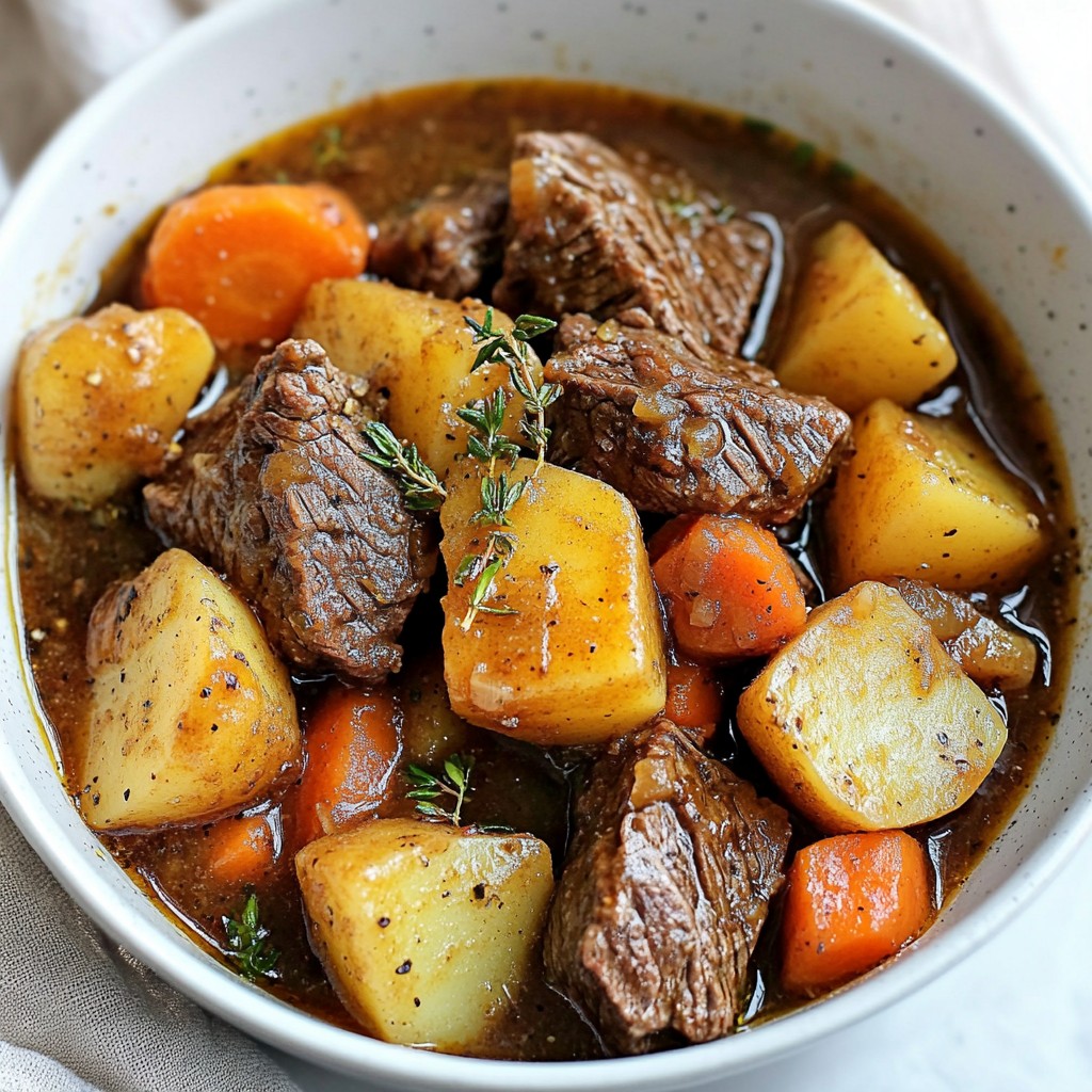 Instant Pot Beef Stew Savory and Simple Comfort Dish