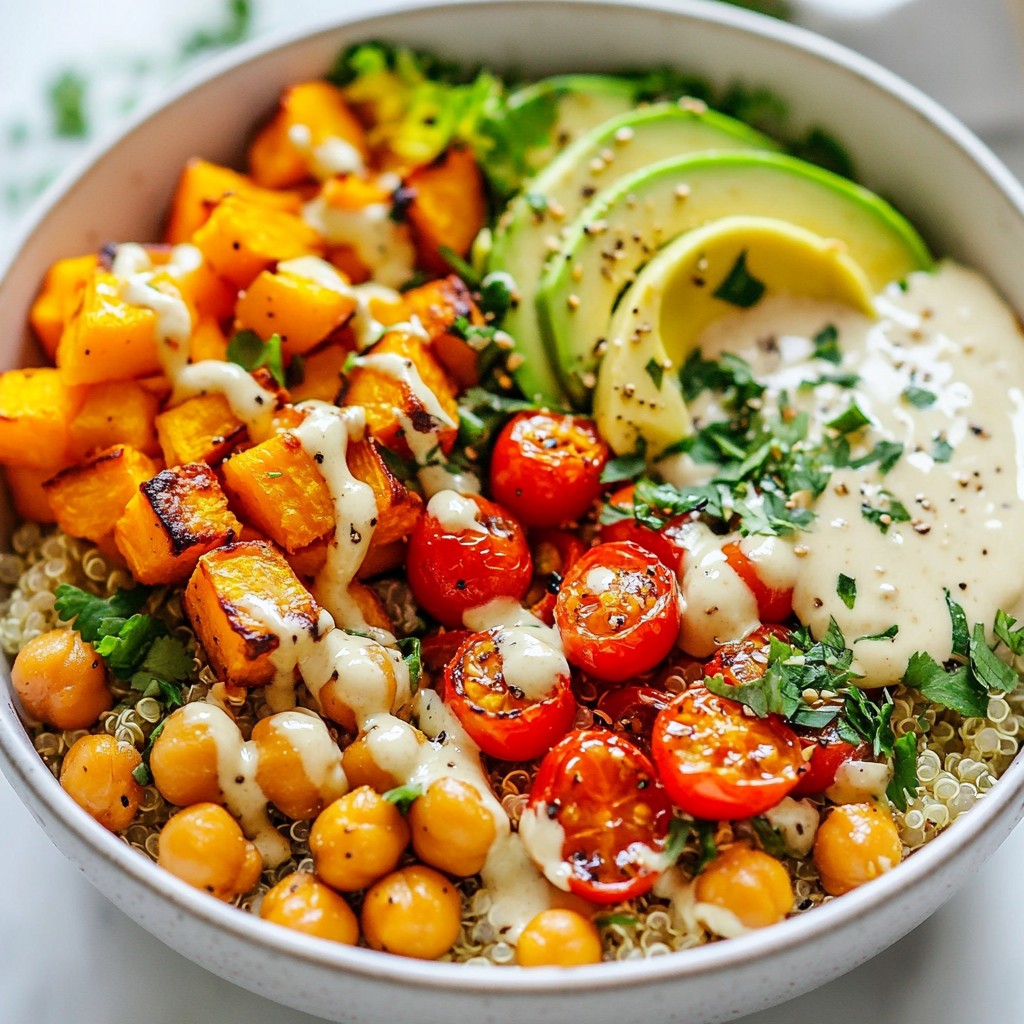 Roasted Veggie Buddha Bowl Healthy and Flavorful Meal