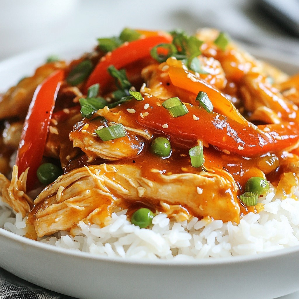 Slow Cooker Sweet Chili Chicken Savory Delight Meal