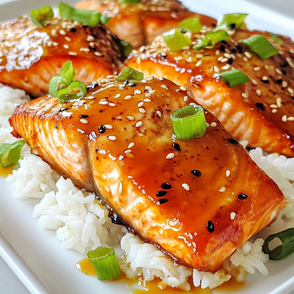 Honey Sriracha Glazed Salmon Tasty and Easy Recipe